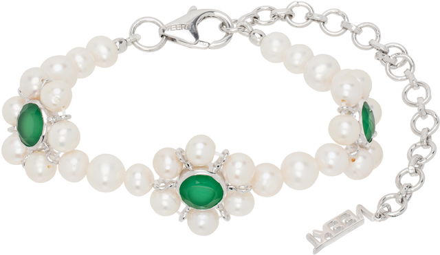 Trio Flower Pearl Bracelet