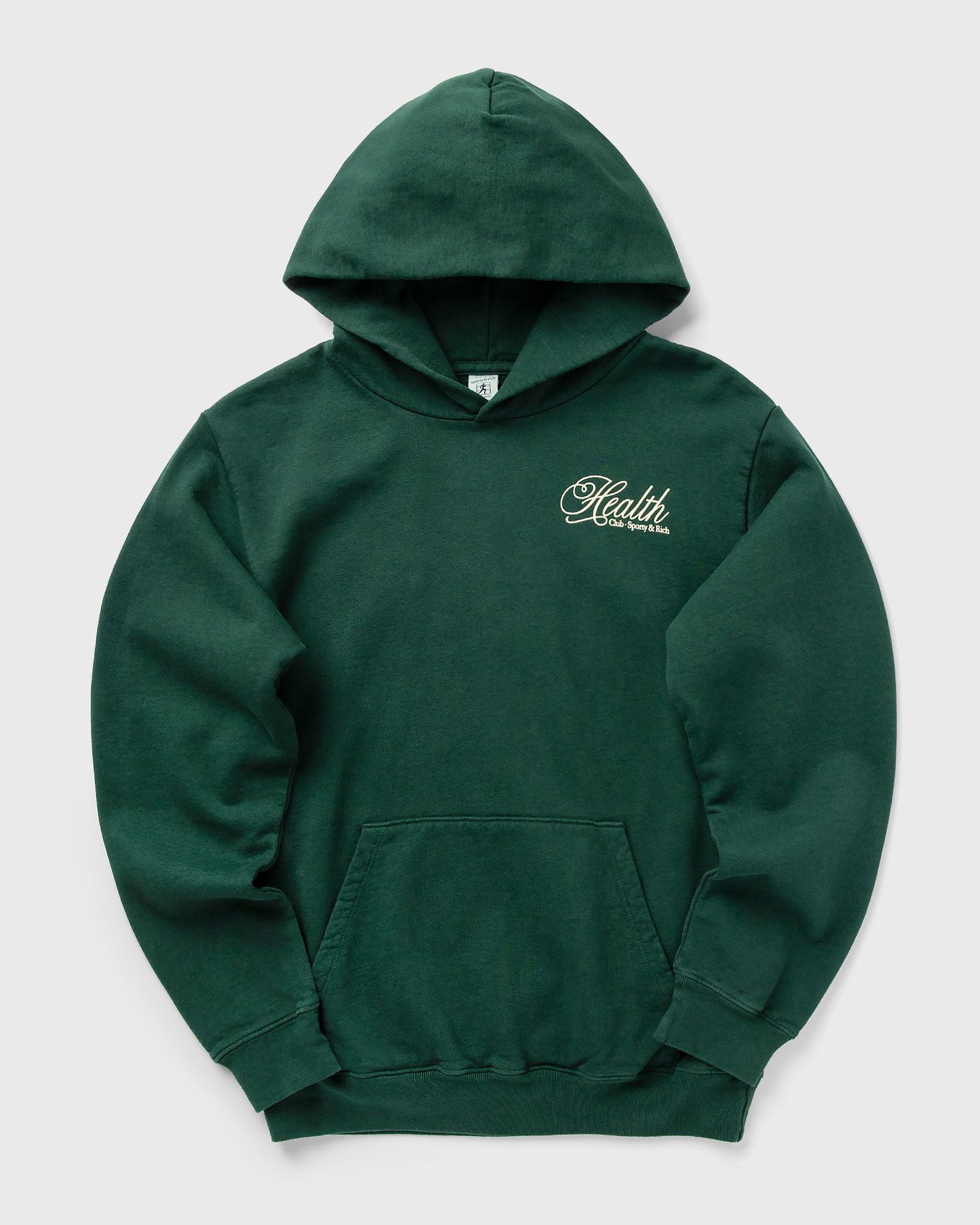 Суитчър Sporty & Rich Script Logo Graphic Hoodie Зелено | ST070511078GR10, 0