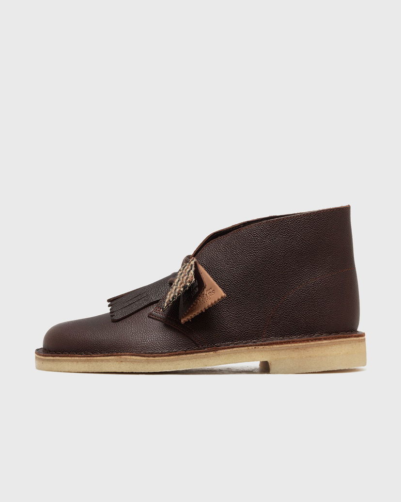 Кецове и обувки Clarks Fringed Textured Leather Desert Boot Кафяво | 26183082
