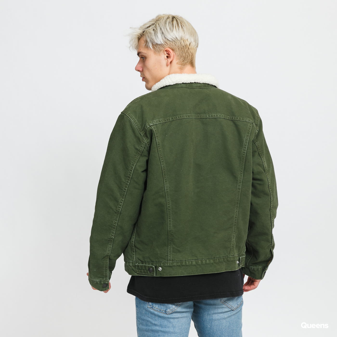 Яке Levi's Type 3 Sherpa Trucker just around Зелено | 16365-0172, 1