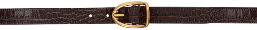 Колани Tom Ford TOM FORD Croc Angled Buckle Belt Кафяво | TB286-LCL439X