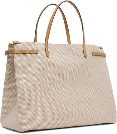 Голяма пазарска чанта Valentino Valentino Garavani Antibes Large Canvas Tote Бежово | 6W2B0R18EZT, 2