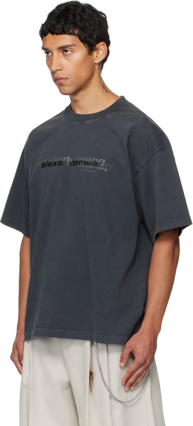 Тениска Alexander Wang Alexander Wang Short Sleeve T-Shirt Сиво | UCC3251847, 3