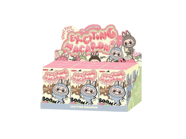Колекционерско POP MART Labubu The Monsters Tasty Macarons Vinyl Figure Blind Box Розово | LABUBUMONCASE, 0
