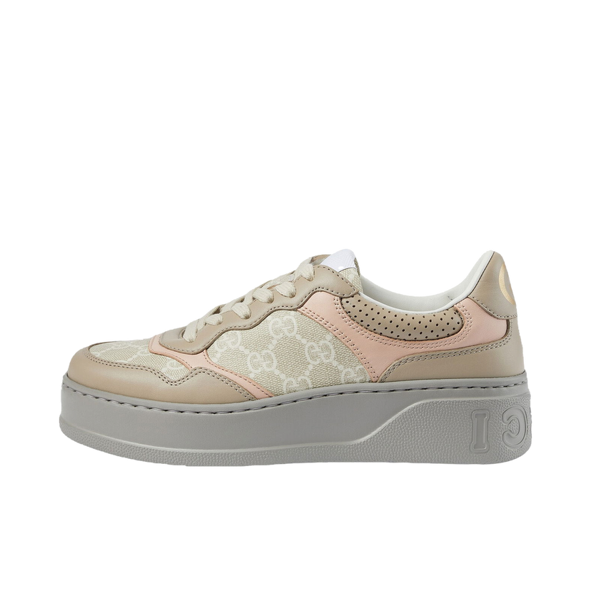 Кецове и обувки Gucci GG Sneaker Oatmeal Light Pink GG Supreme (W) Сиво | ‎700775 UPG90 9595