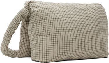 Чанта през рамо ERL ERL Plaid Messenger Bag Бежово | ERL09K031, 2