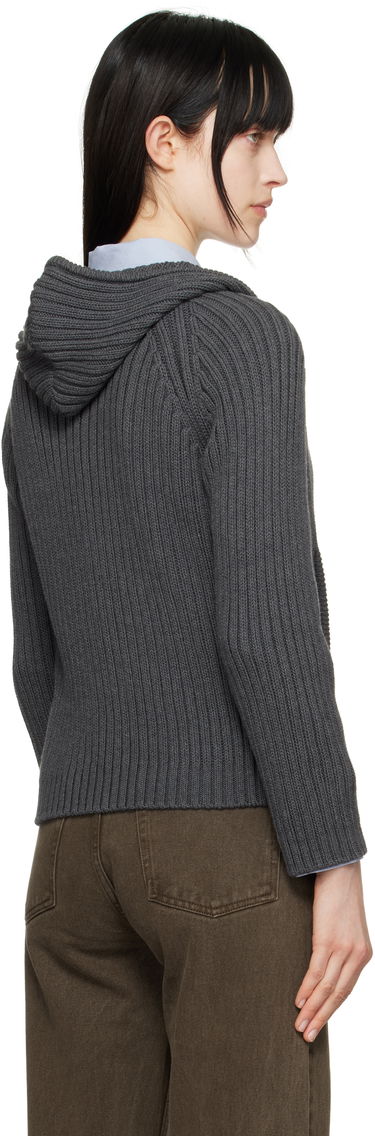 Пуловер OUR LEGACY OUR LEGACY Knit Zip Hoodie Сиво | W2253LD, 2
