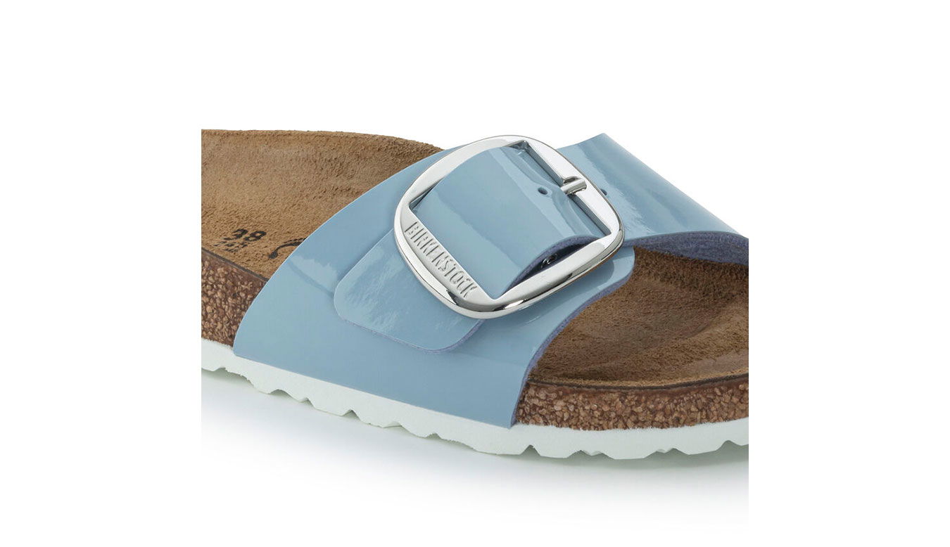 Кецове и обувки Birkenstock Madrid Big Buckle Birko-Flor Синьо | 1025834, 1