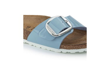 Кецове и обувки Birkenstock Madrid Big Buckle Birko-Flor Синьо | 1025834, 1