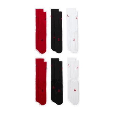Чорапи Jordan Jordan Everyday Cushioned Crew Socks (6 Pairs) Червено | HV6228-900, 3