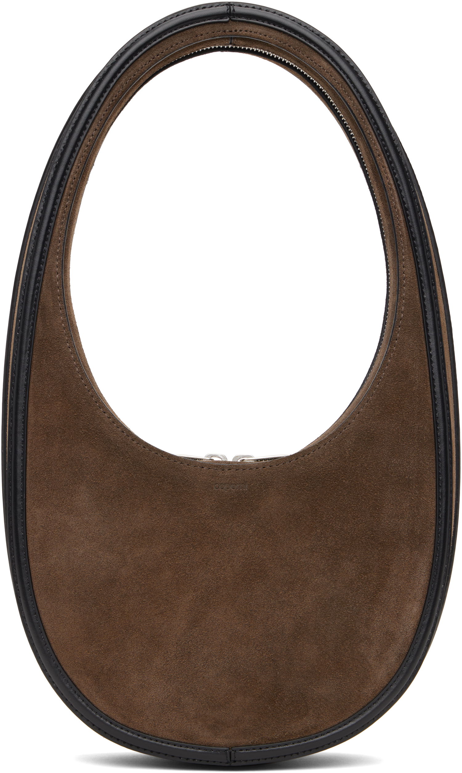 Дамска чанта Coperni Swipe Suede Shoulder Bag Кафяво | COPBA01F6020, 0