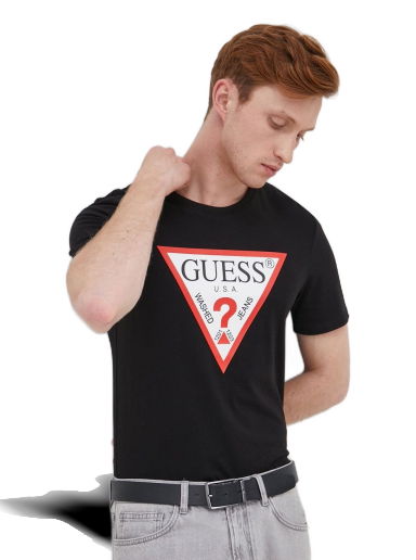 Тениска GUESS Jeans T-Shirt Черно | M2YI71.I3Z11