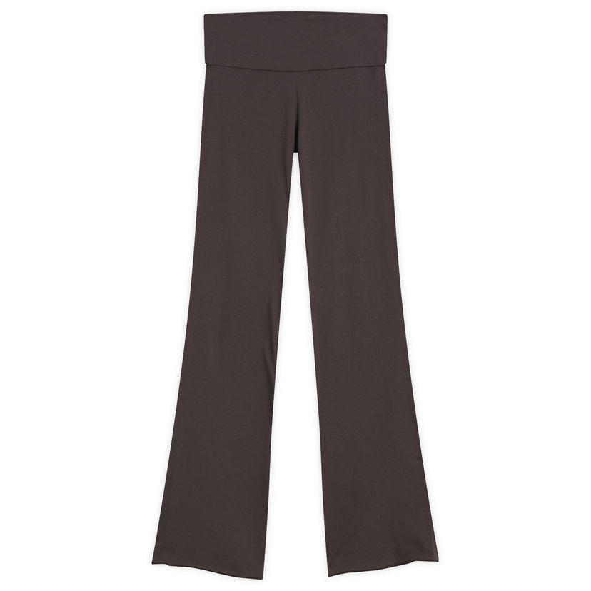 Панталони и дънки SKIMS SKIMS Foldover Jersey Pant, Size Large Кафяво | AP-PNT-0715-IRO