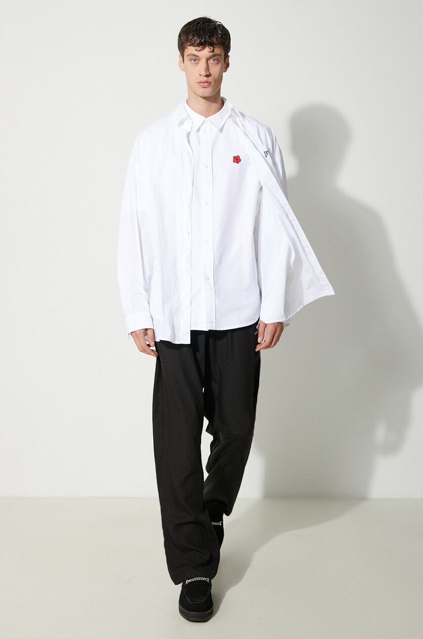 Риза KENZO Boke Flower Crest Relaxed Shirt Бяло | FE65CH1239LO.01, 1