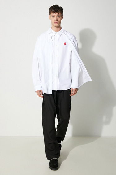 Риза KENZO Boke Flower Crest Relaxed Shirt Бяло | FE65CH1239LO.01, 1