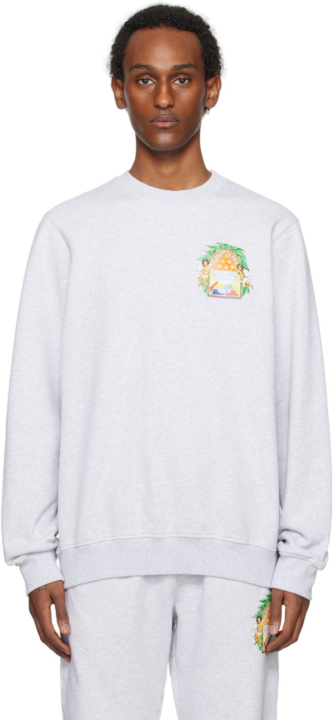 Суитчър Casablanca 'Triomphe D'Orange' Sweatshirt Сиво | U-MPS24-JTP-001-03