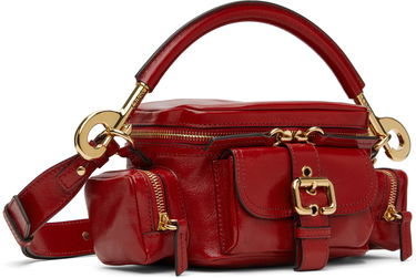 Чанта през рамо CHLOÉ Small Camera Shoulder Bag Кафяво | CHC24AS534N83, 4