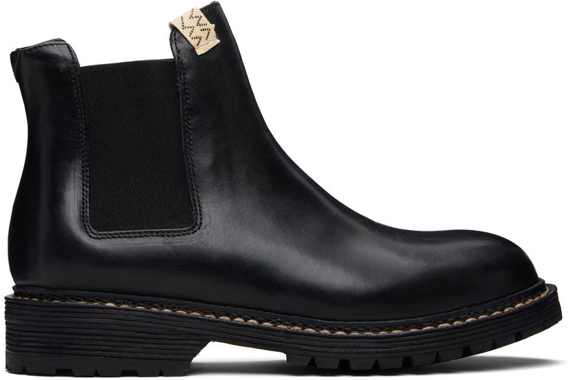 Кецове и обувки visvim Gornergrat Mid-Folk Chelsea Boots Черно | 0125202002006