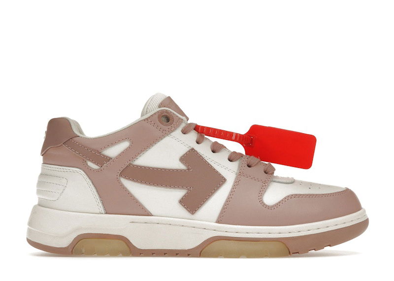 Кецове и обувки Off-White OOO Low Out Of Office White Nude W Бежово | OWIA259R21LEA0010131, 0