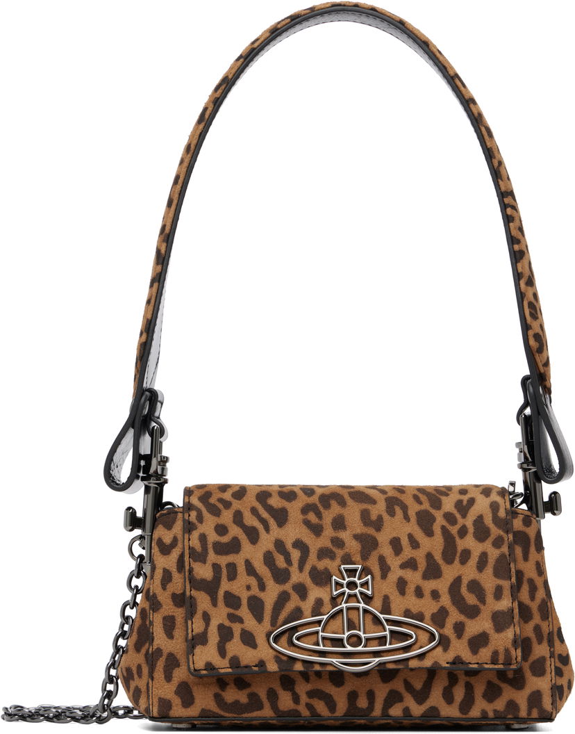Дамска чанта Vivienne Westwood Hazel Small Handbag Кафяво | 4603000IW-L00BY-