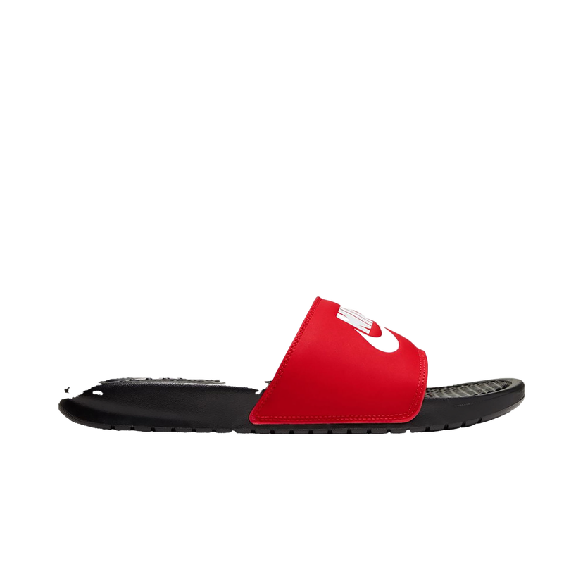 Кецове и обувки Nike Benassi JDI Black White Red Червено | 343880-026