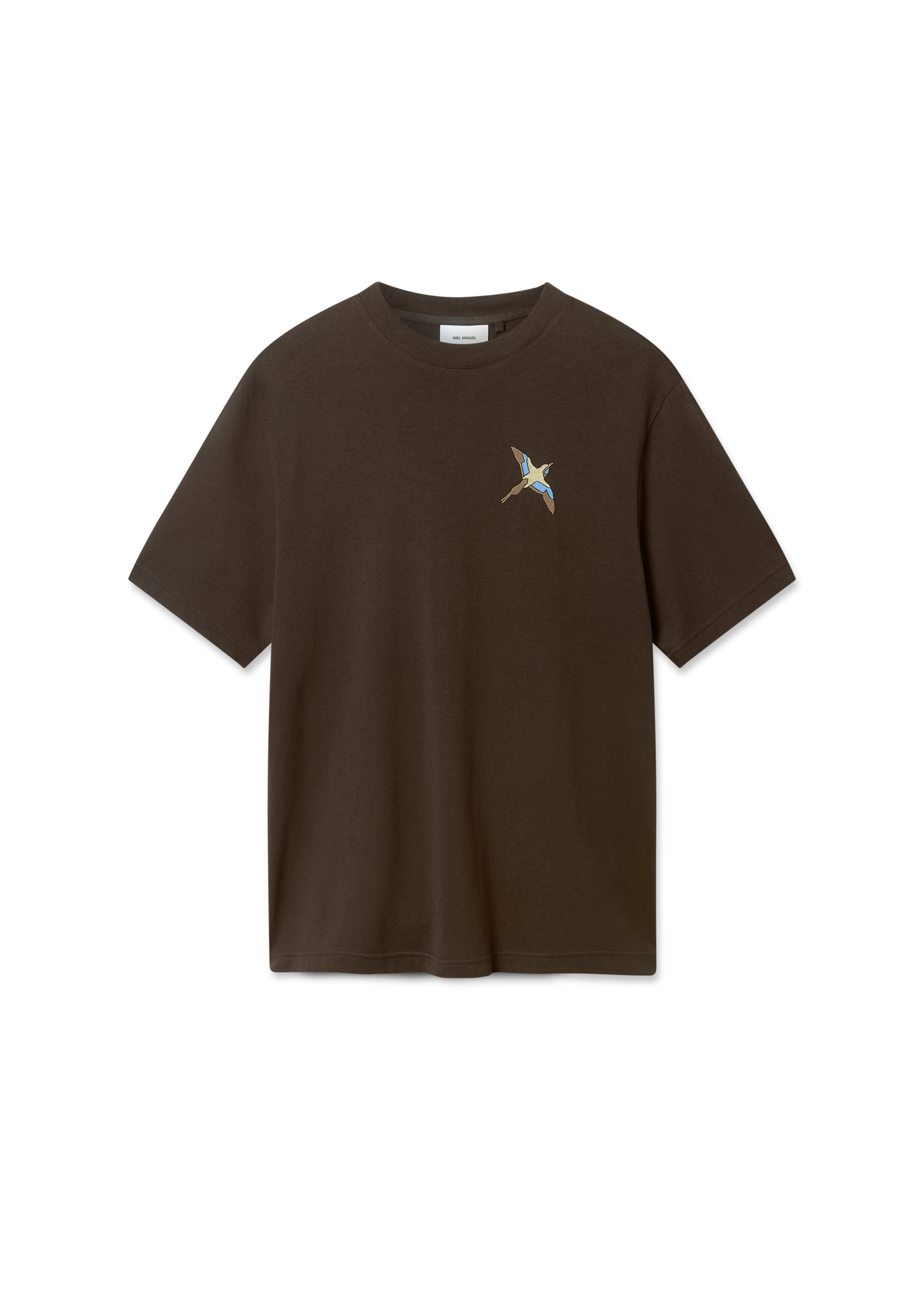 Тениска AXEL ARIGATO T-Shirt Micro Bee Bird Кафяво | A3464007, 1