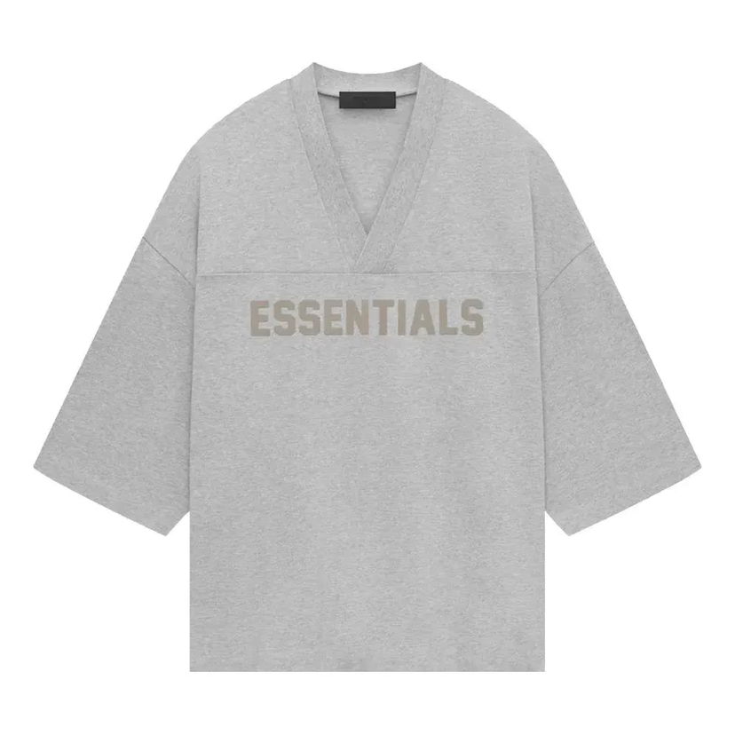 Тениска Fear of God Essentials Heavy Jersey Football T-Shirt Сиво | 125SP244106F