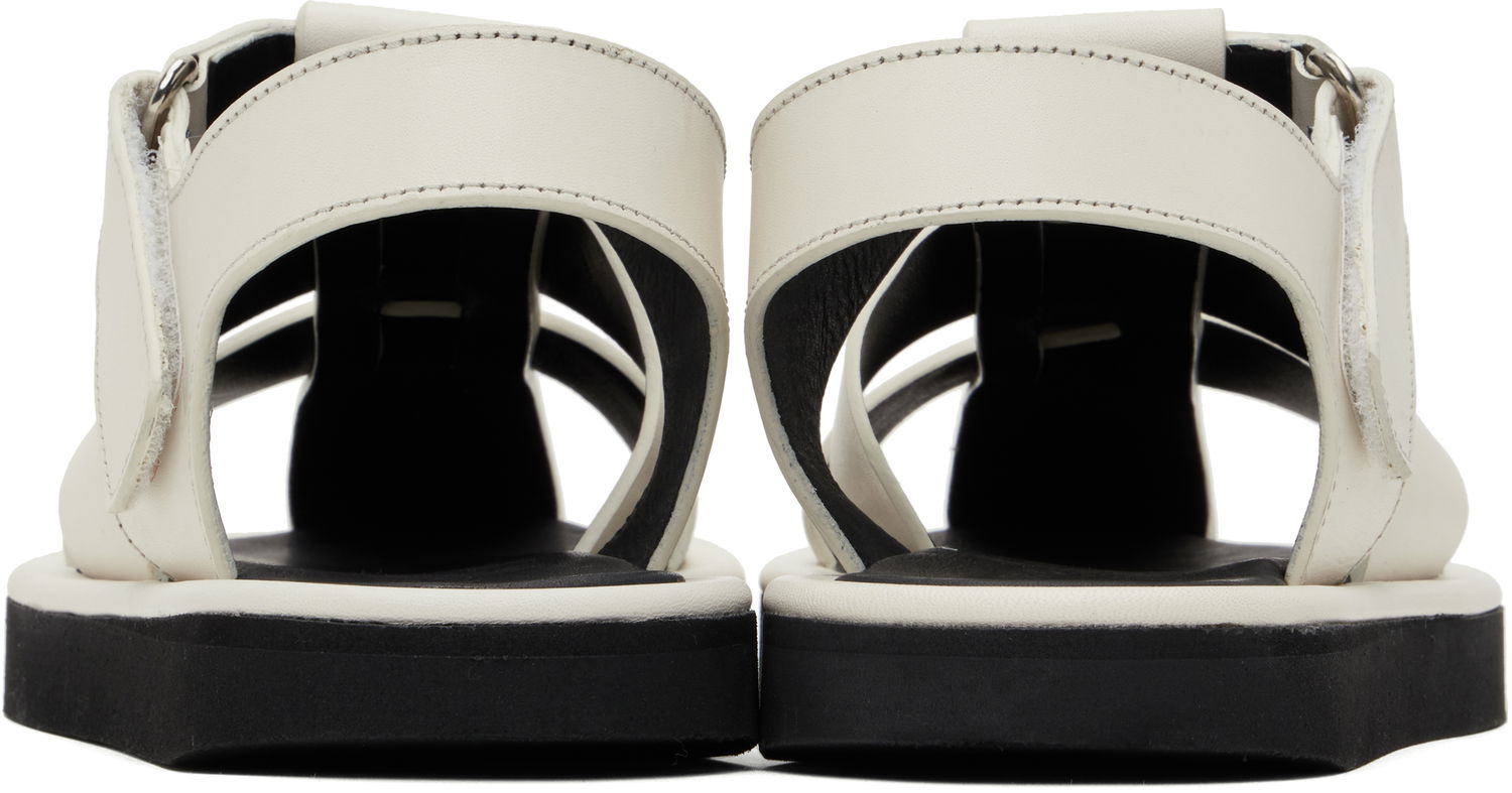 Грижа за обувките Studio Nicholson Studio Nicholson Cassius Sandals Бяло | CASSIUS SNW - 1380, 1