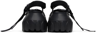 Кецове и обувки Rick Owens Rick Owens Hollywood Mega Tractor Sandals Черно | RU01E5866 LOO, 1