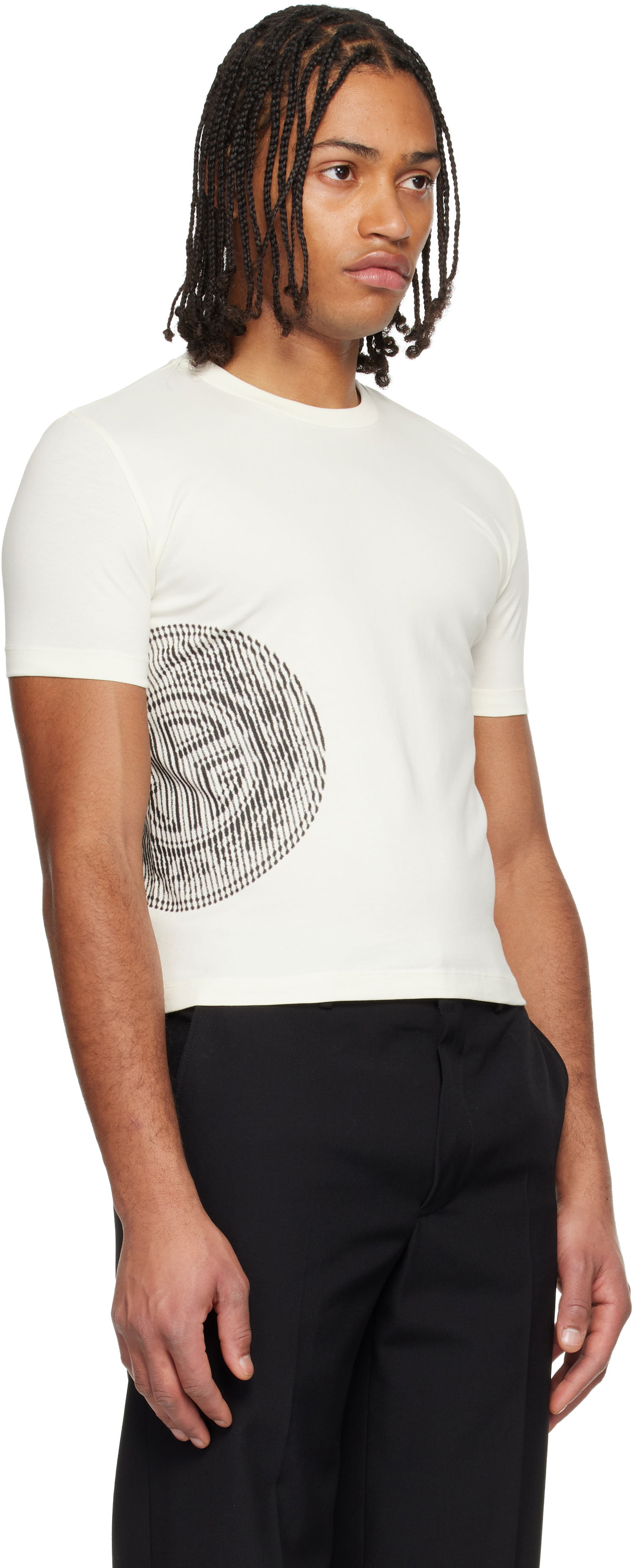 Тениска Jean Paul Gaultier 'The Laurel Stamped' Baby T-shirt Бяло | 25/04-W-TO376-J002-0500, 1