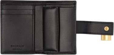 Портфейл Balmain Pulse Leather Wallet Черно | GM1ML091LNAH, 2