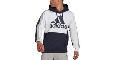 Суитчър adidas Originals Essentials Colorblock Hoodie Бяло | he4327, 1