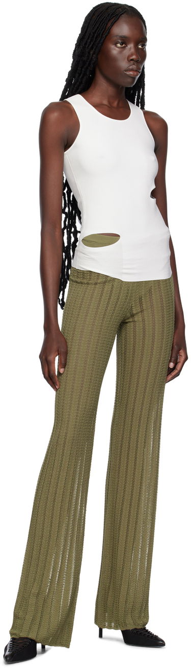 Панталони Dion Lee Dion Lee Knit Trousers Зелено | C7217P23, 3