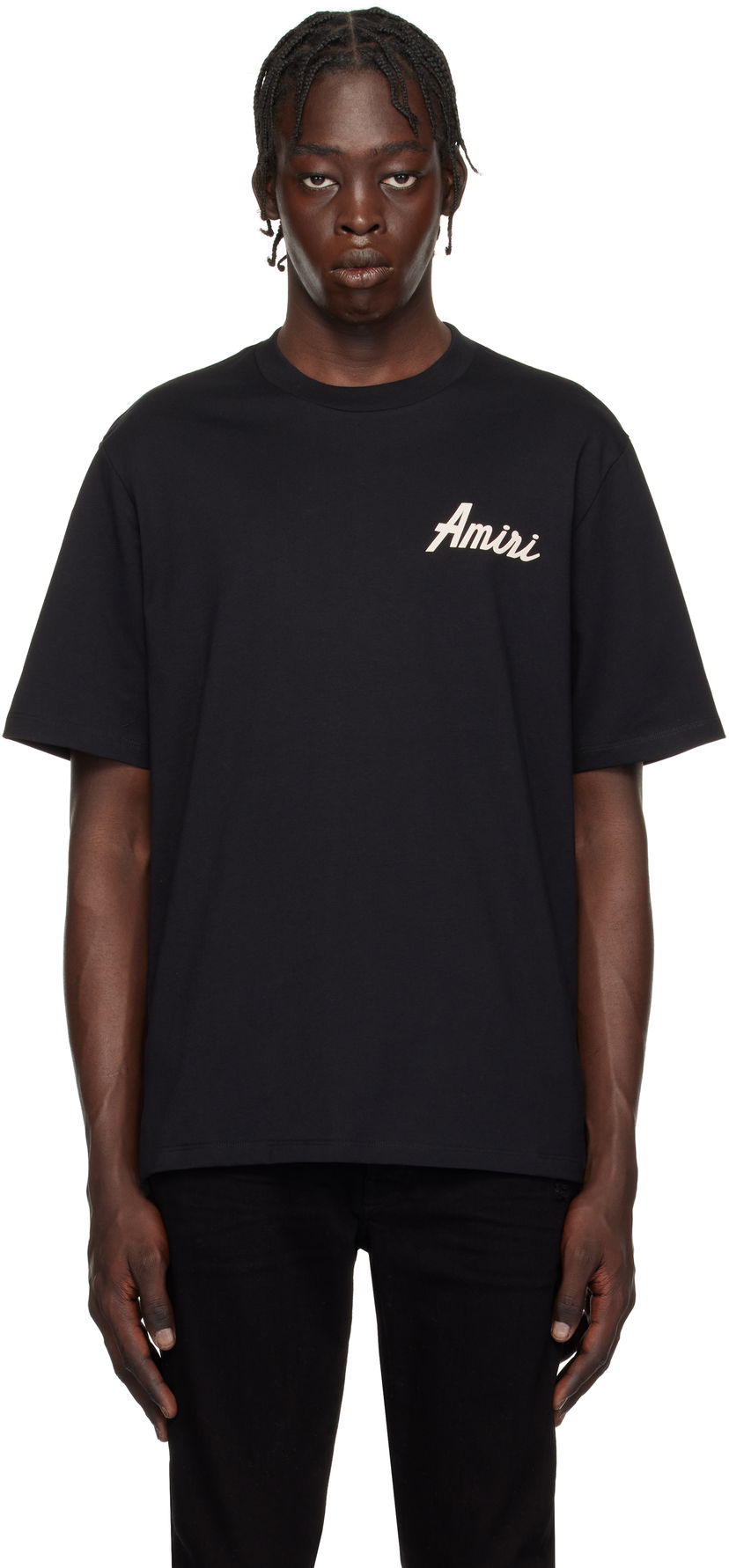 Тениска AMIRI Black 'City' T-Shirt Черно | AMJYTE1146