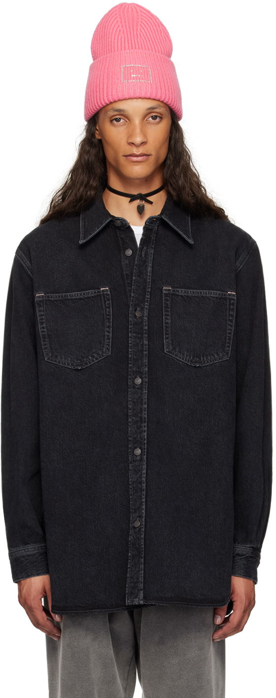 Button-Up Denim Shirt