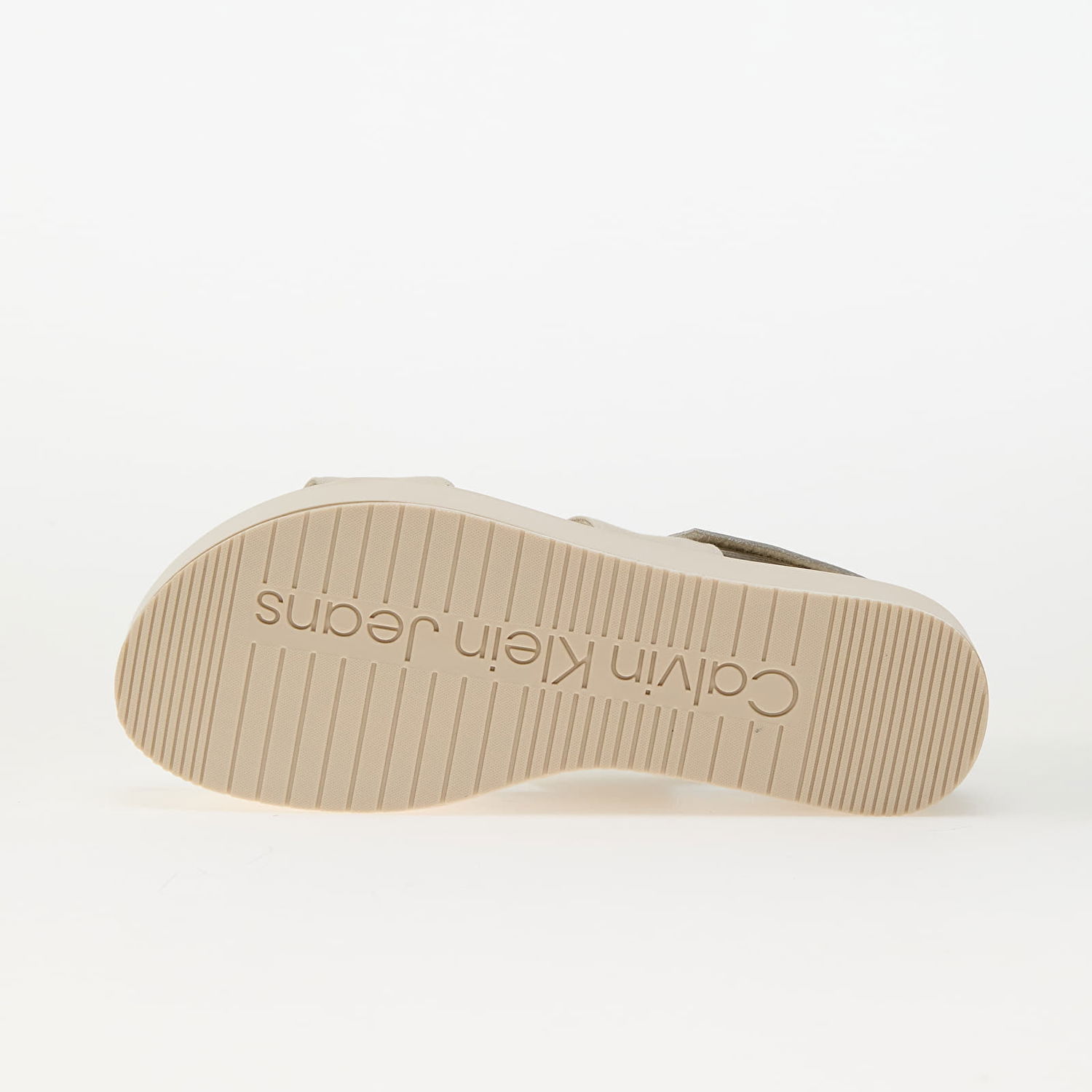 Кецове и обувки CALVIN KLEIN Flatform Sandal Slin Beige Бежово | YW0YW01788 AEO, 1