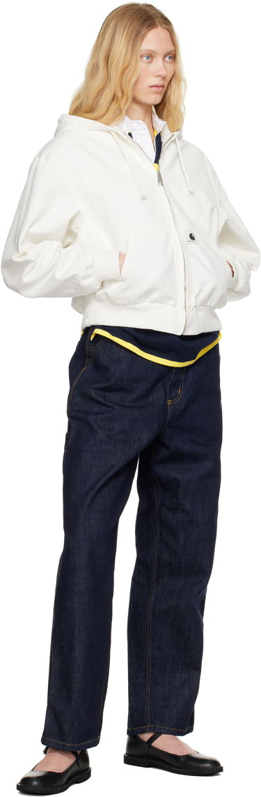 Дънки Carhartt WIP Work In Progress Brandon Single Knee Wide-Leg Jeans Тъмно синьо | I034225 0102, 3