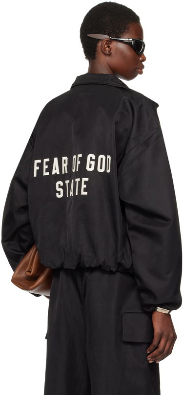 Ветровка Fear of God Fear of God ESSENTIALS Recycled Nylon Track Jacket Черно | 202BT245360FW, 2
