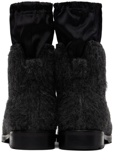 Облекло We11done We11done Brushed Chelsea Boots Черно | WD-AO3-22-448-M-DG, 1