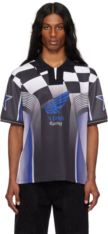 Фланелка Andersson Bell Andersson Bell Checkerboard Racing Polo Черно | atb1298m, 0