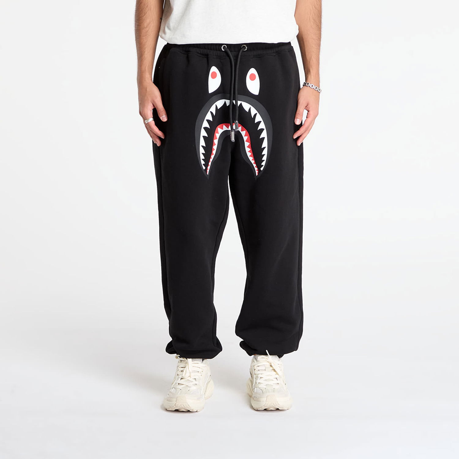 Спортни панталони BAPE Shark Relaxed Fit Sweat Pants XXL Черно | 001PTL801321MBLK, 0