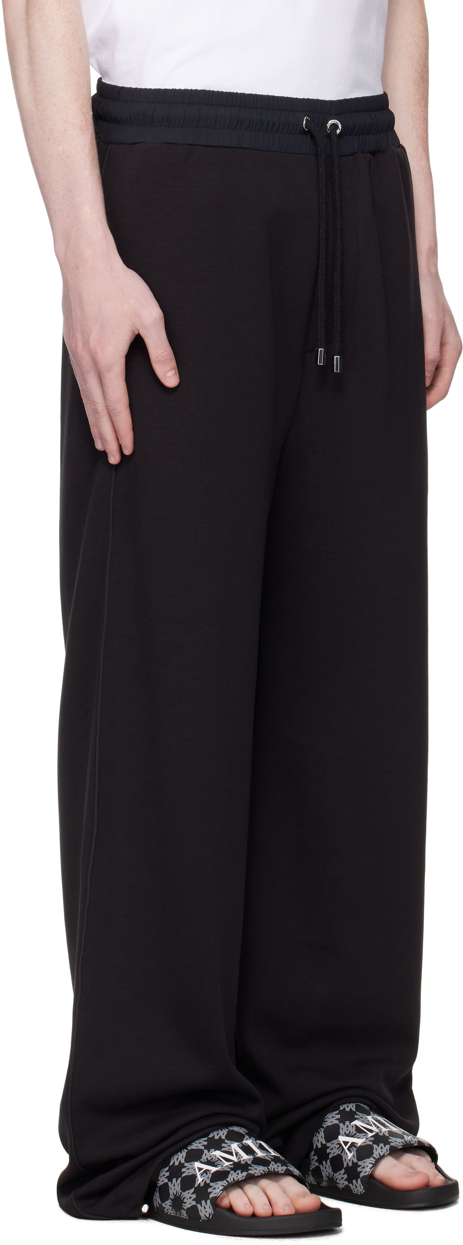 Спортни панталони AMIRI AMIRI Lounge Track Sweatpants Черно | AMPATP1022, 1
