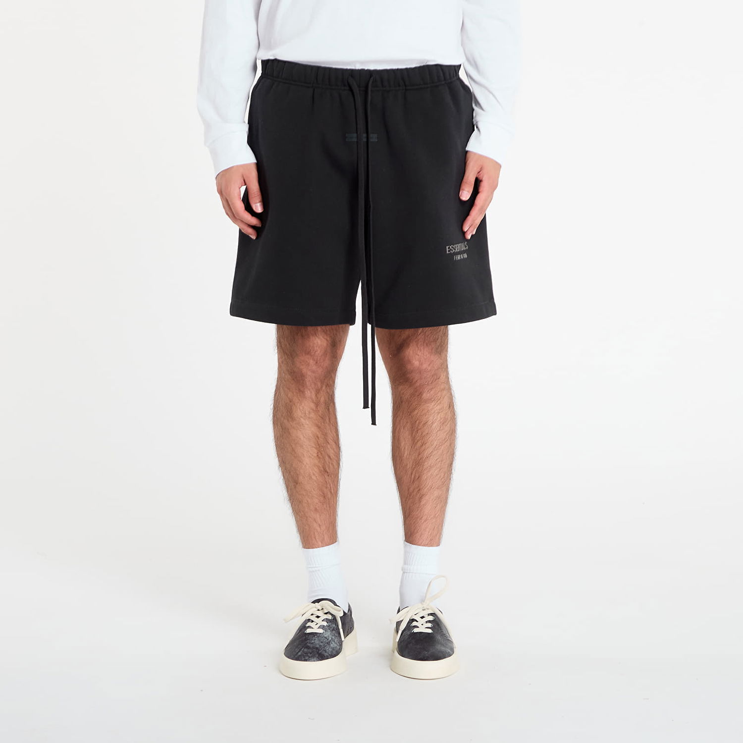 Къси панталони Fear of God Fear of God Essentials Classic Sweatshorts XL Черно | 160SP252000F-861, 0