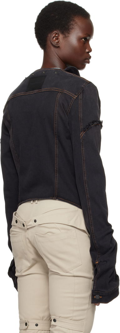 Ottolinger Drape Collar Denim Jacket, 2