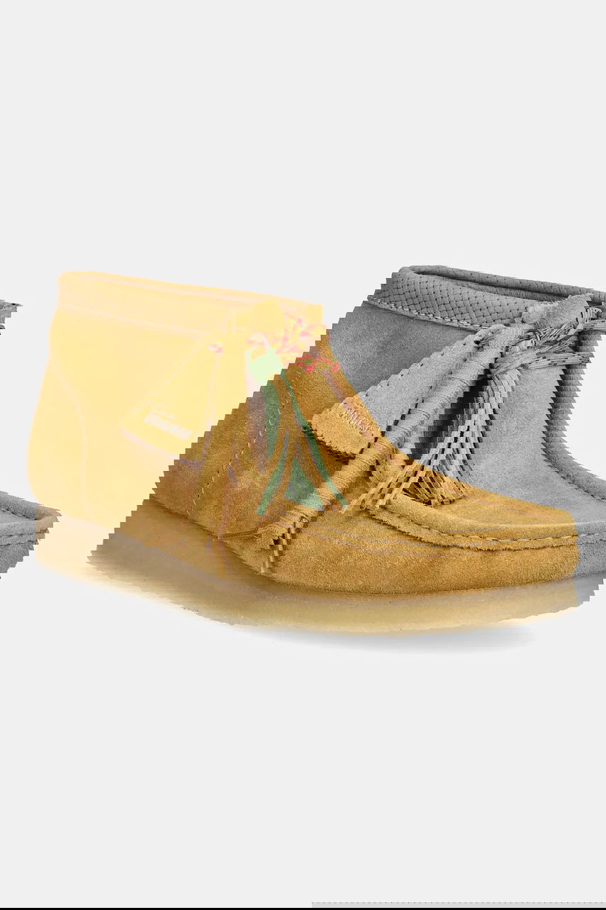 Кецове и обувки Clarks Originals Suede Wallabee Boot Бежово | 26181131, 0