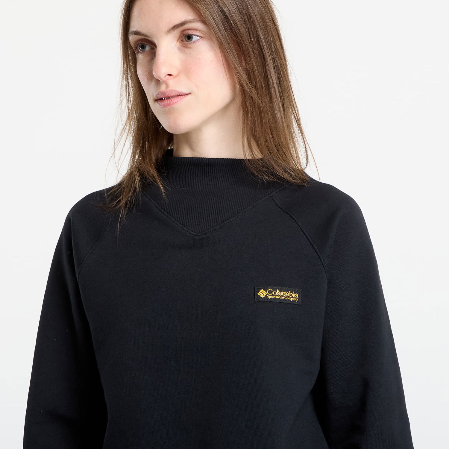 Суитчър Columbia Columbia High Cascades™ Crop French Terry Sweatshirt Черно | 2136421010, 1
