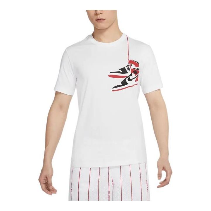 Тениска Jordan Air Jordan Short Sleeve Graphic T-Shirt Бяло | DZ4518-100, 0