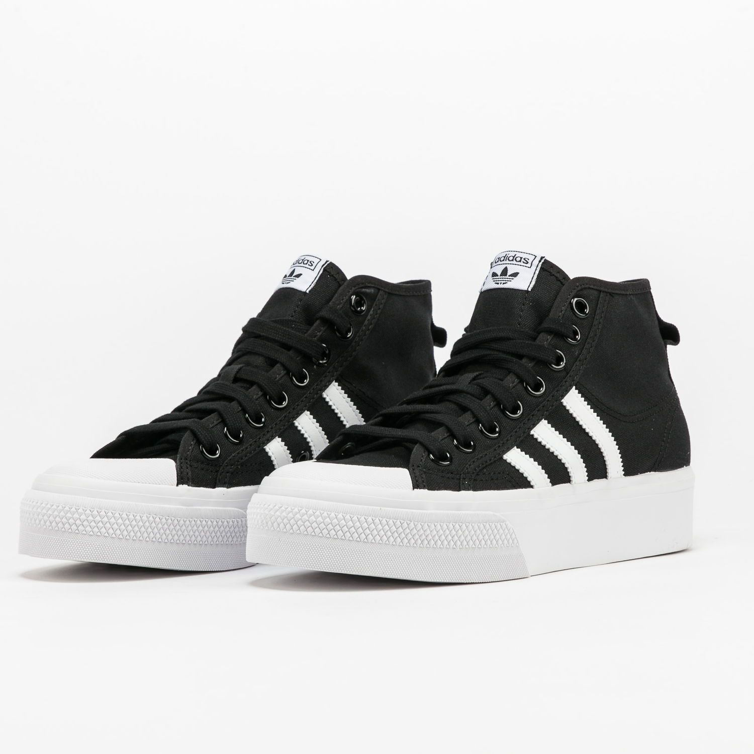 Кецове и обувки adidas Originals Nizza Platform Mid W Черно | FY2783, 1