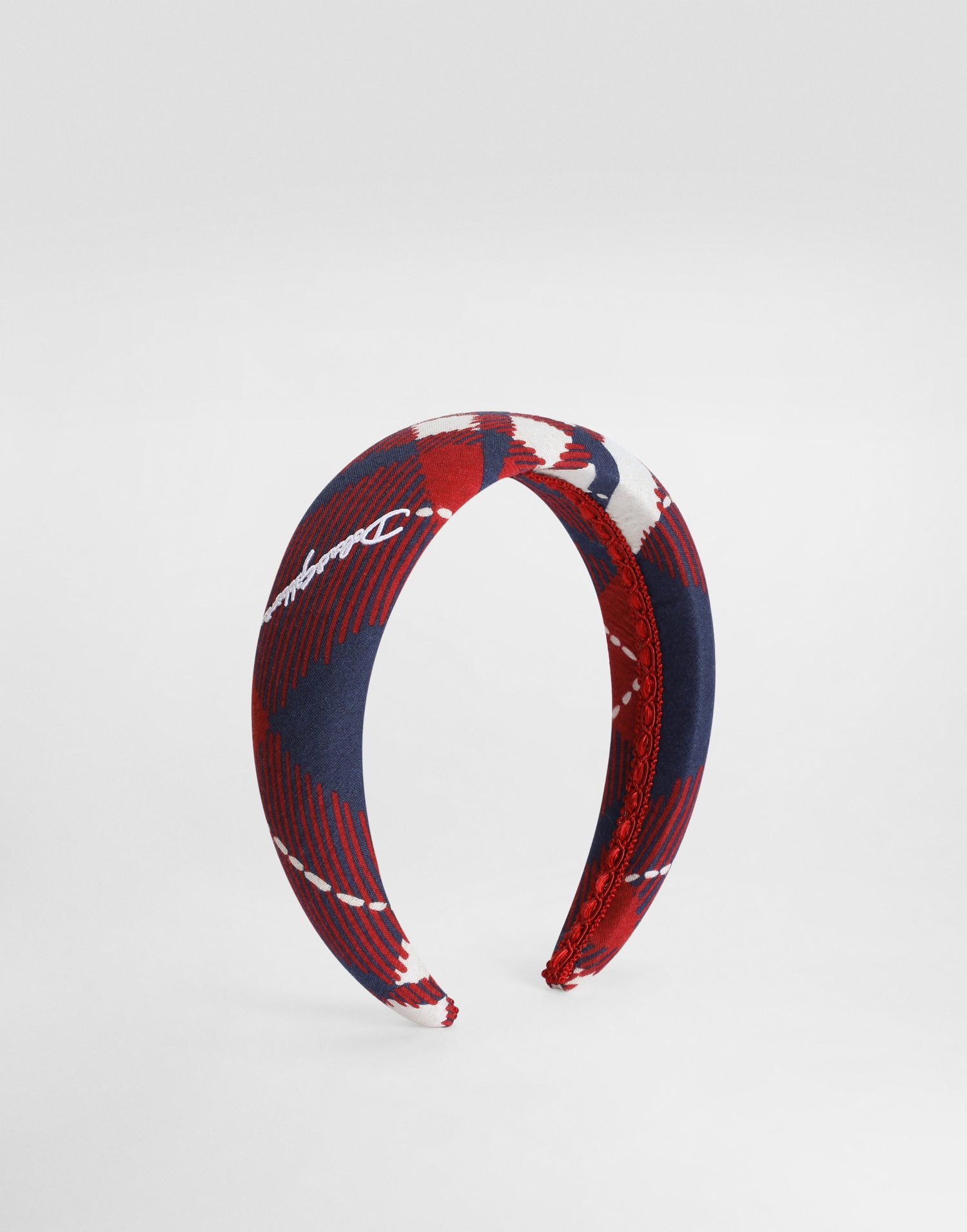 Аксесоари Dolce & Gabbana Dolce & Gabbana Tartan-Print Padded Headband Многоцветен | LB3L54ISMKMHD5QB, 0