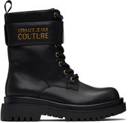 Versace Jeans Couture Logo Hardware Boots